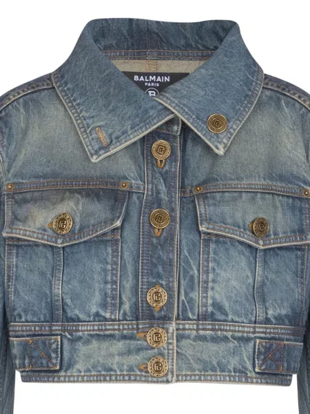 Gulerat geacă Balmain albastru