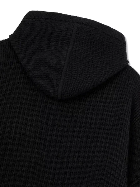 Pulover Studio Tomboy cu glugă negru