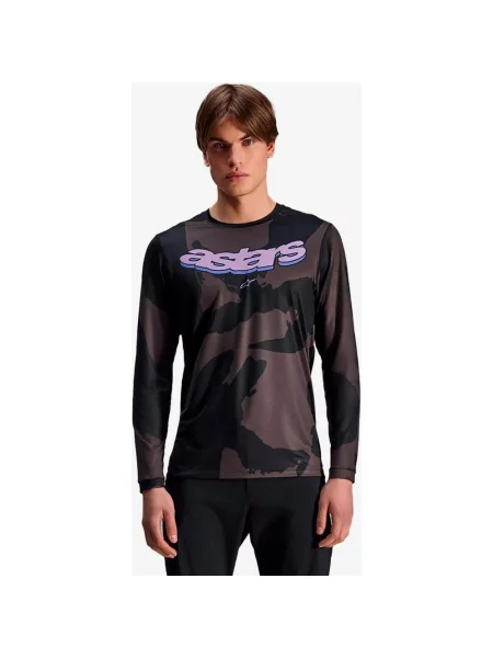 Koszulka Alpinestars A-Dura Hollow Camo z długim rękawem kamuflaż L czarna
