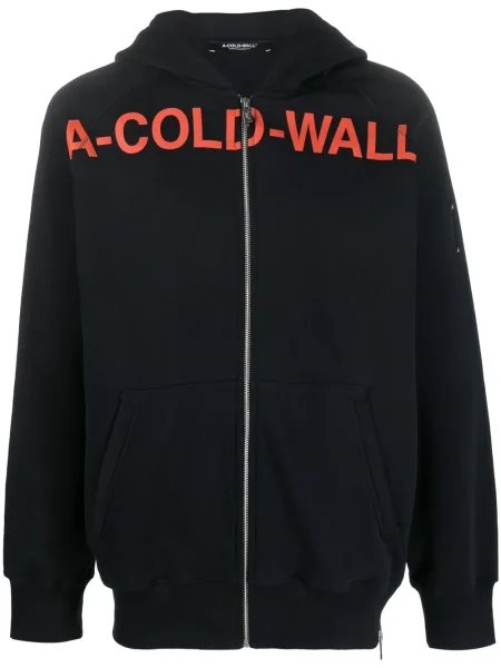Hanorac cu glugă A-cold-wall* cu imagine negru