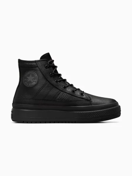 Сникърси Converse Chuck Taylor All Star Equip Waterproof Black/ Black/ Dark Matter EUR 37 черно