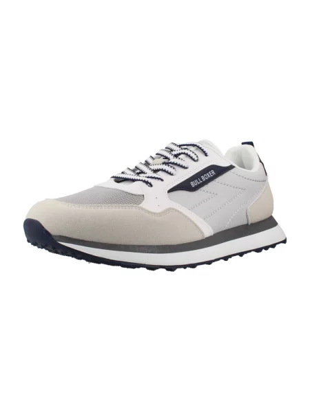 Sneakersy Bullboxer zamszowe retro szare