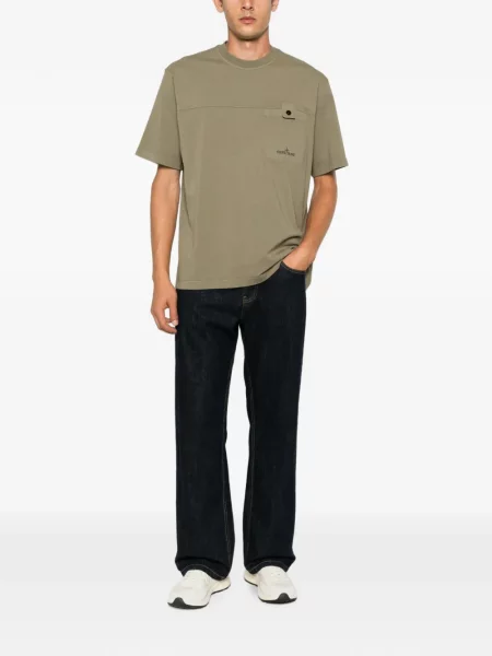 Μπλούζα Stone Island με σχέδιο πράσινο
