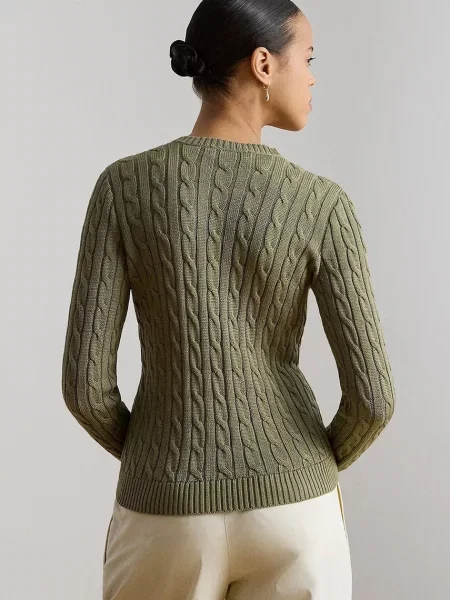 Lauren Ralph Lauren Geacă tricotată verde