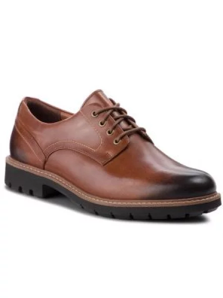 Nizki čevlji Clarks rjava