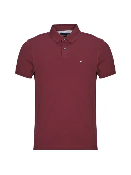 Polo majica Tommy Hilfiger s kratkimi rokavi rdeča