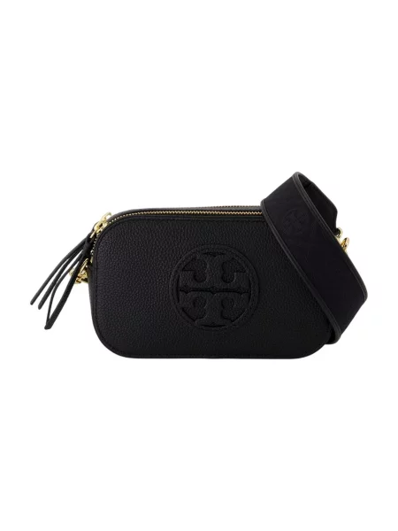 Torebka crossbody Tory Burch skórzana biznesowa czarna