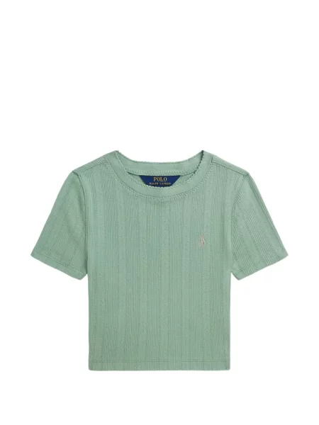 Koszulka polo dziecięca Polo Ralph Lauren zielona