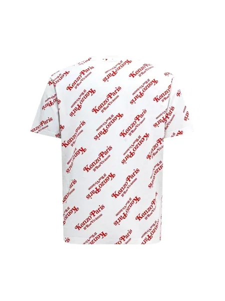 Kenzo t-shirt wzorzysty biały