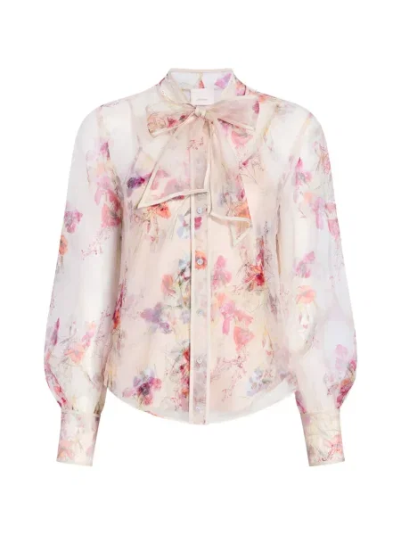 Cămașă Cinq A Sept cu model floral cu legături