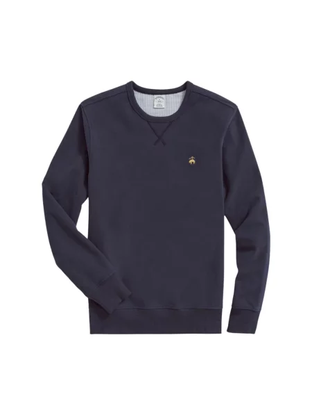 Bluza sportowa Brooks Brothers zamszowa niebieska