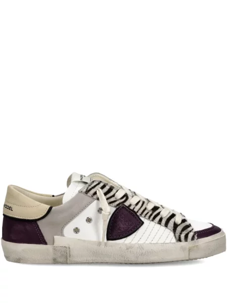 Pruhované tenisky Philippe Model Paris bílé