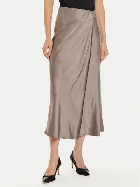 Guess Fustă midi Anastasia bej