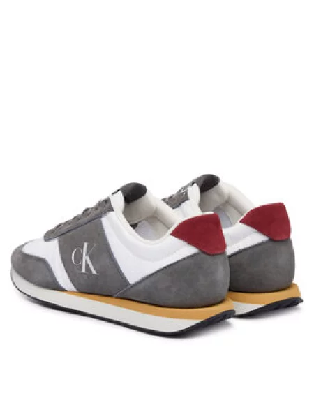 Calvin Klein Superge Retro Runner Band Lth-Su siva