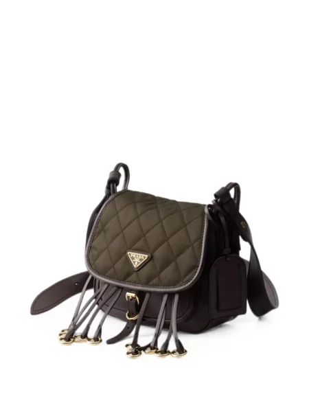 Geantă Prada din piele verde