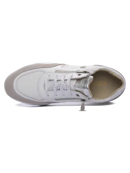 Pantofi Keys alb