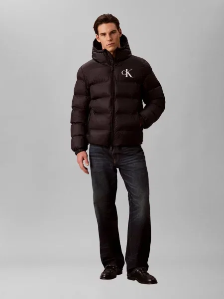 Calvin Klein Jeans kurtka pikowana Mężczyźni Sztuczne włókno S czarny