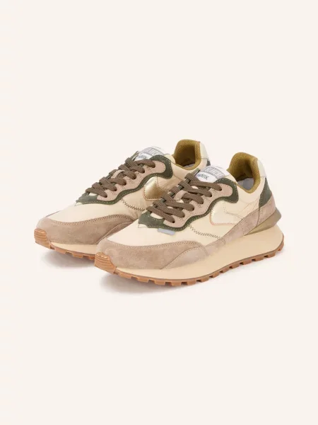 Voile Blanche Sneakersy Qwark Hype krémová / světle / khaki hnědá