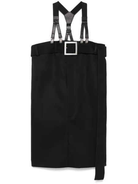 Mała mały sukienka mini Jean Paul Gaultier garniturowa czarna