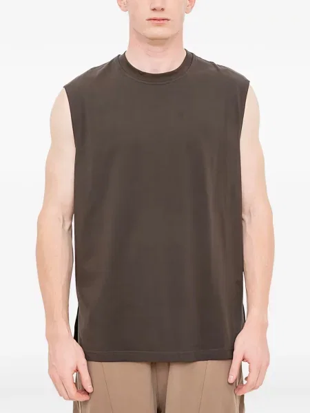 Tricou Joe Chia fără mâneci maro