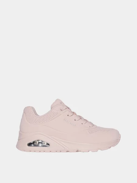 Кожаные кроссовки Skechers розовые
