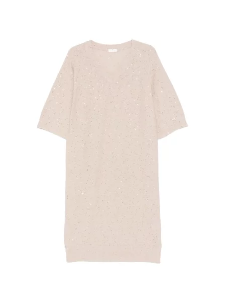 Sukienka midi Panicale z cekinami z dekoltem w serek do kolan