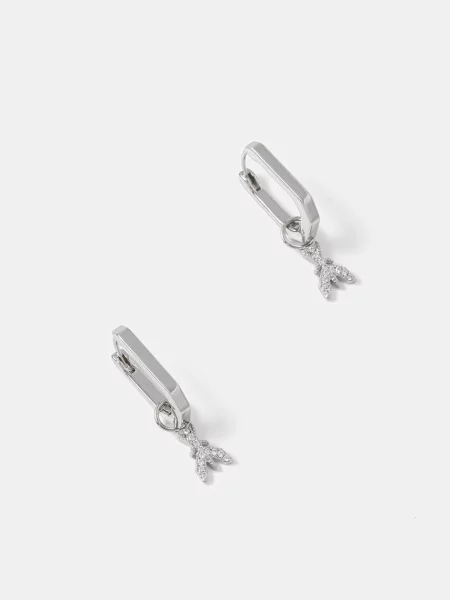 Patrizia Pepe uhani kovinski s kubičnim cirkonijem