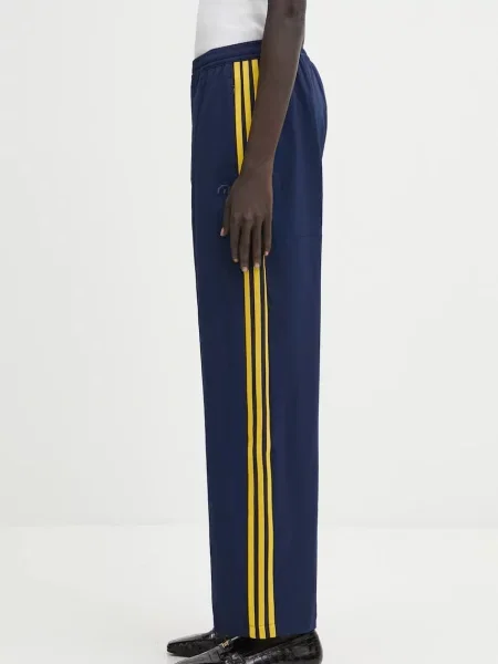 Adidas Originals pantaloni de trening Miaou Pant bleumarin cu imprimeu albastru închis