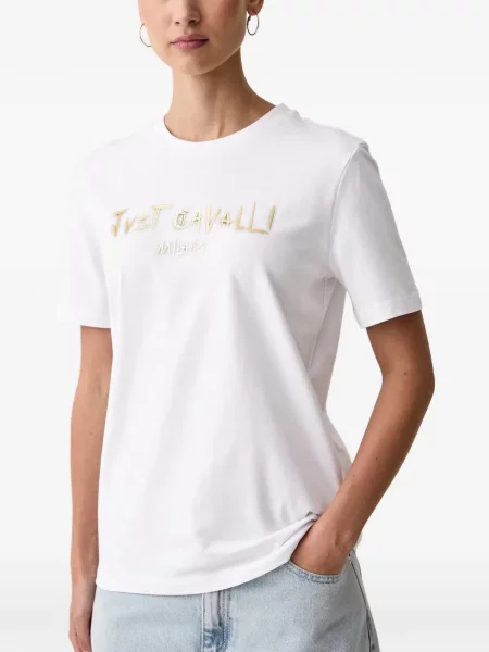 Tricou Just Cavalli alb
