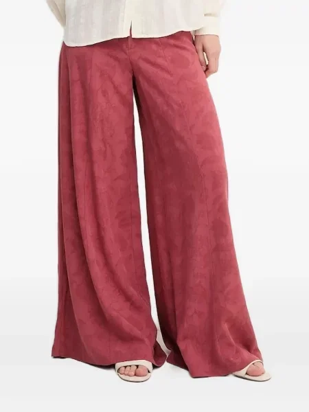 Spodnie Hoss Intropia w kwiatki różowe