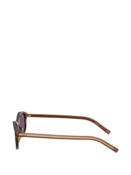 Ochelari de soare Prada Eyewear cu dungi maro