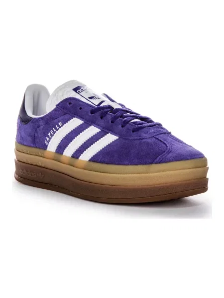 Sneakersy Adidas Gazelle skórzane fioletowe