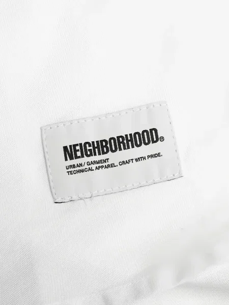 Cămașă Neighborhood cu imagine alb
