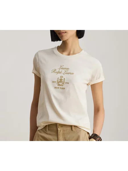 Koszulka Ralph Lauren beżowa
