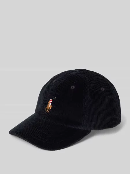 Czapka z daszkiem Polo Ralph Lauren klasyczna niebieska