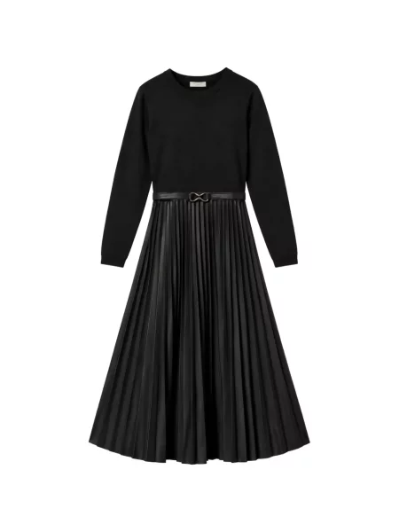 Cu centură rochie midi Twinset negru