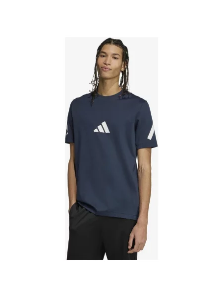 Koszulka Adidas Z.N.E. Krótki Rękaw Granatowy S niebieska
