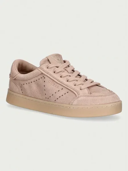 Guess sneakers pentru femei din piele întoarsă bej