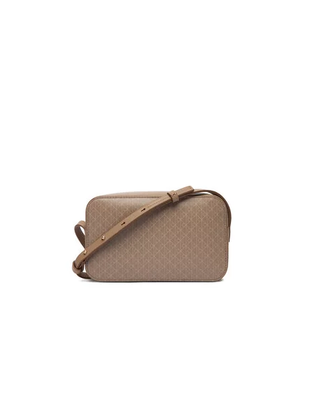 Rankinė Calvin Klein Emblem Aop Elongated Camera Bag smėlio