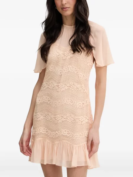 Rochie Twinset cu volane din dantelă