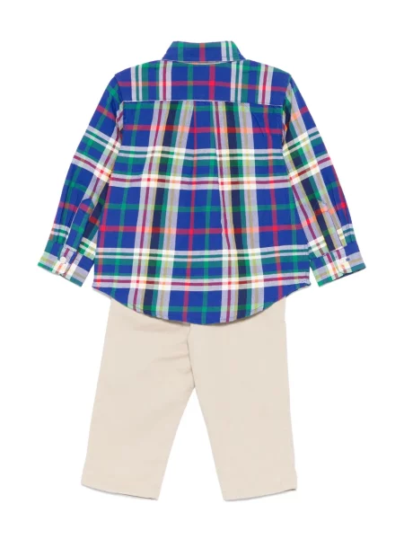 Сhinosy dziecięce Polo Ralph Lauren niebieskie
