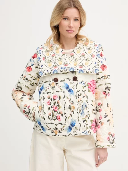 Barbour jachetă scurtă pentru femei x Farm Rio bej