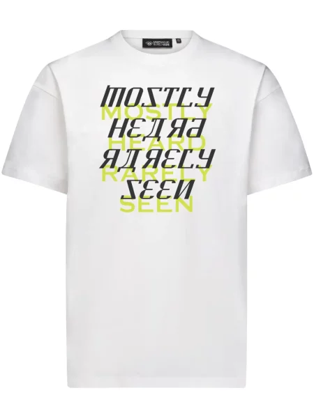 Tricou Mostly Heard Rarely Seen alb
