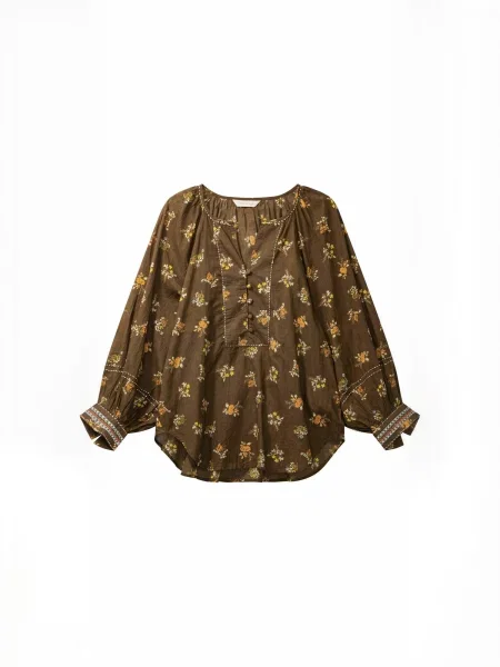 Odd Molly Tricou Beautiful închis maro