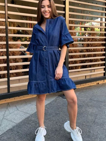 Платье синя