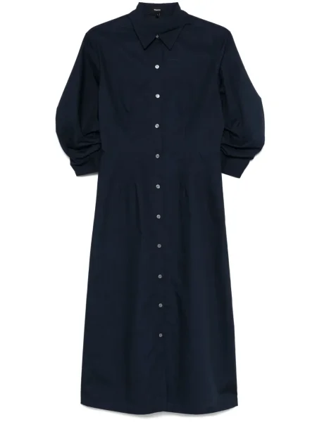 Rochie midi Theory până la genunchi de costum albastru