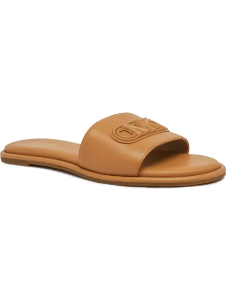 Michael Kors De piele șlapi SAYLOR maro