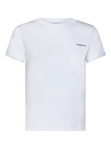 Tricou Coperni cu decolteu rotund alb