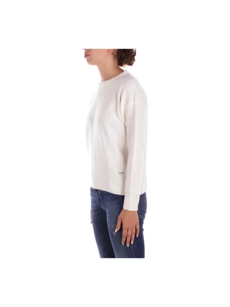 Sweter Woolrich z kapturem biały