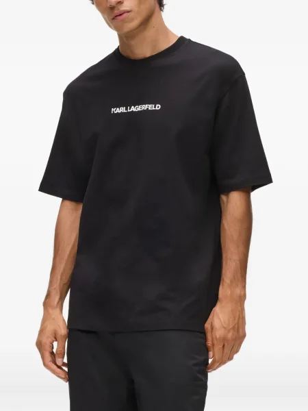 Tricou Karl Lagerfeld cu imagine negru